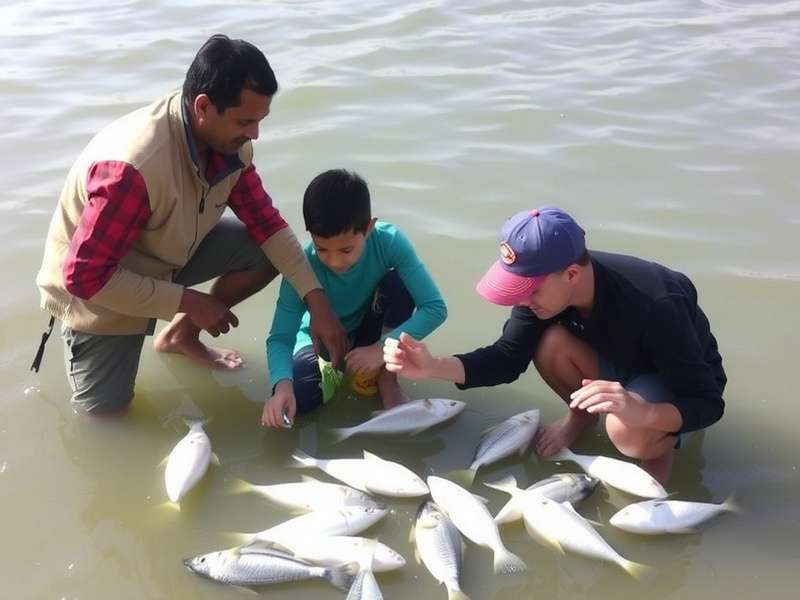 Community Fishing Tournament in Ganges Fish Farm